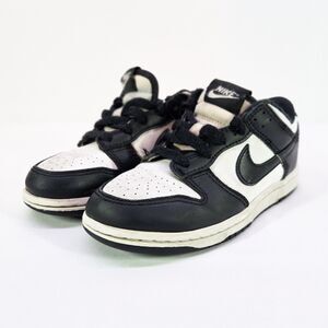 Nike Dunk Low Panda Kids Shoes Black White Size 2Y CW1590-100